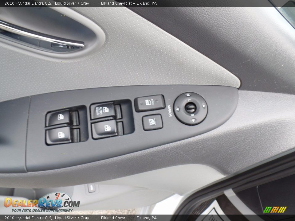 2010 Hyundai Elantra GLS Liquid Silver / Gray Photo #13