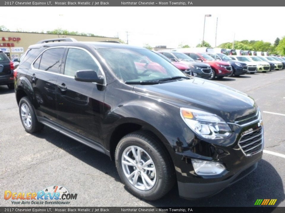 2017 Chevrolet Equinox LT Mosaic Black Metallic / Jet Black Photo #7