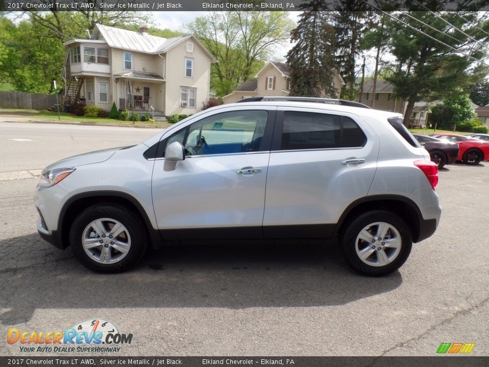 2017 Chevrolet Trax LT AWD Silver Ice Metallic / Jet Black Photo #8