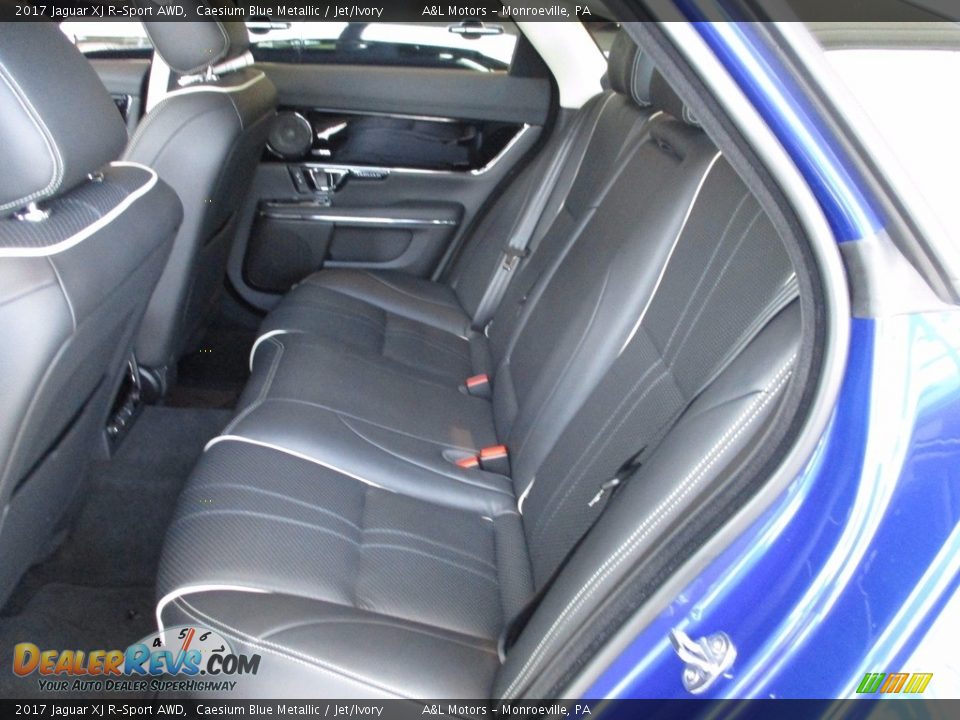 Rear Seat of 2017 Jaguar XJ R-Sport AWD Photo #12