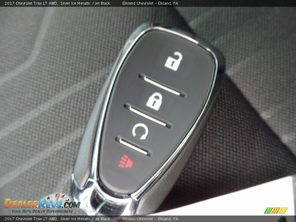 2017 Chevrolet Trax LT AWD Silver Ice Metallic / Jet Black Photo #15