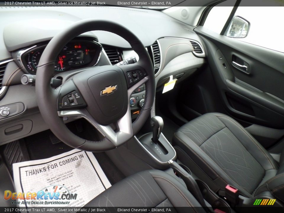 2017 Chevrolet Trax LT AWD Silver Ice Metallic / Jet Black Photo #16