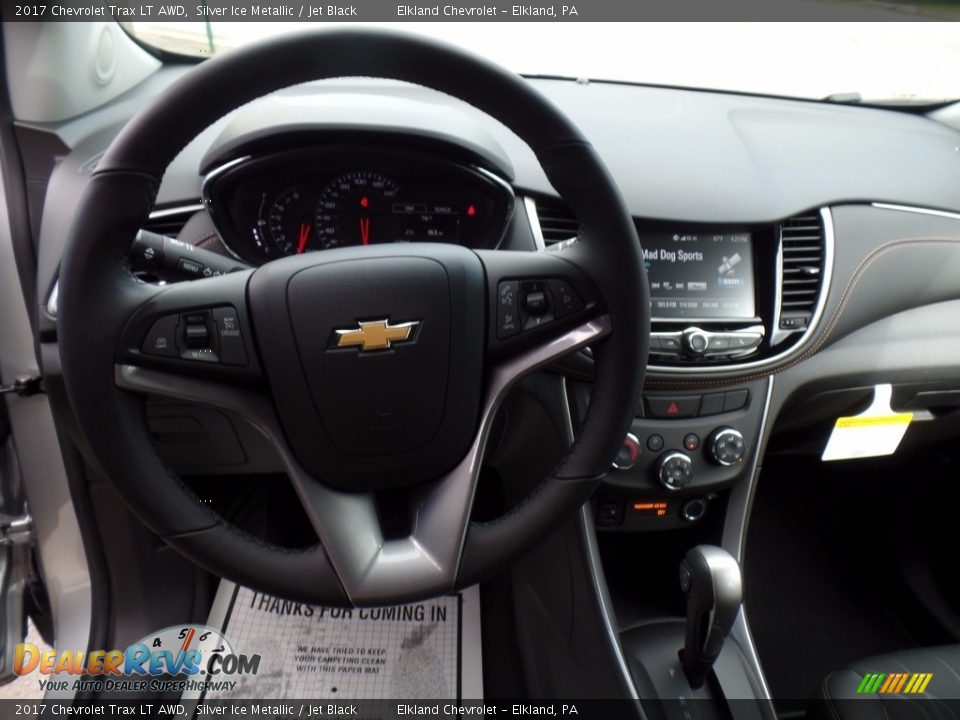 2017 Chevrolet Trax LT AWD Silver Ice Metallic / Jet Black Photo #17