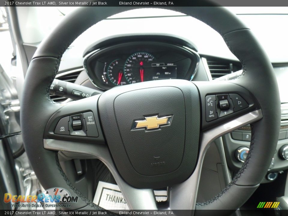 2017 Chevrolet Trax LT AWD Silver Ice Metallic / Jet Black Photo #18