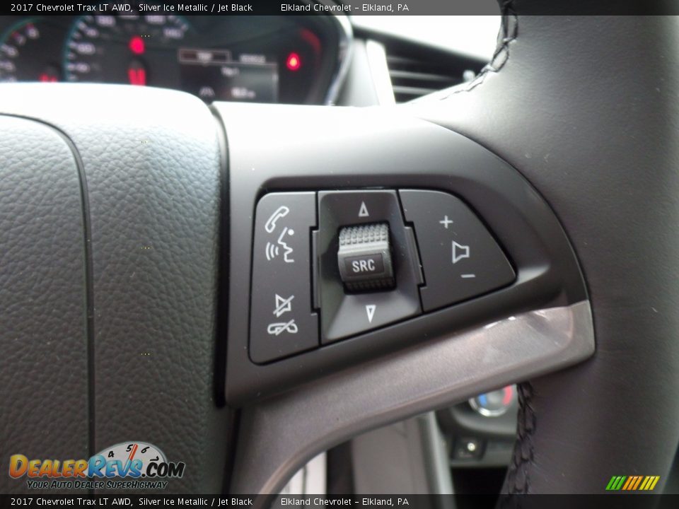2017 Chevrolet Trax LT AWD Silver Ice Metallic / Jet Black Photo #19