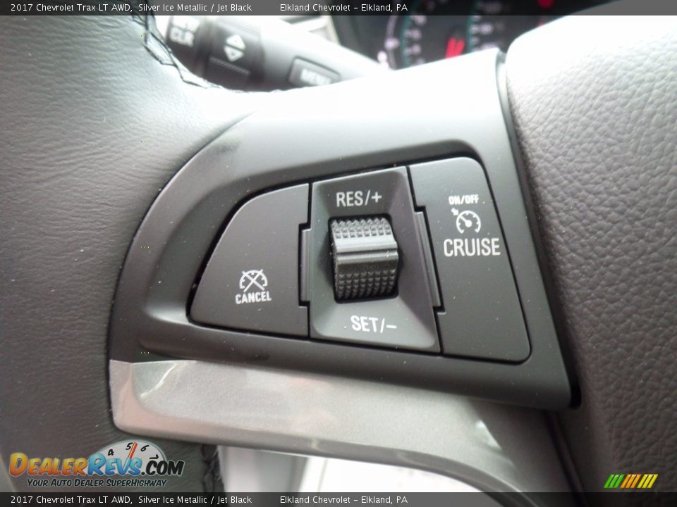 2017 Chevrolet Trax LT AWD Silver Ice Metallic / Jet Black Photo #20