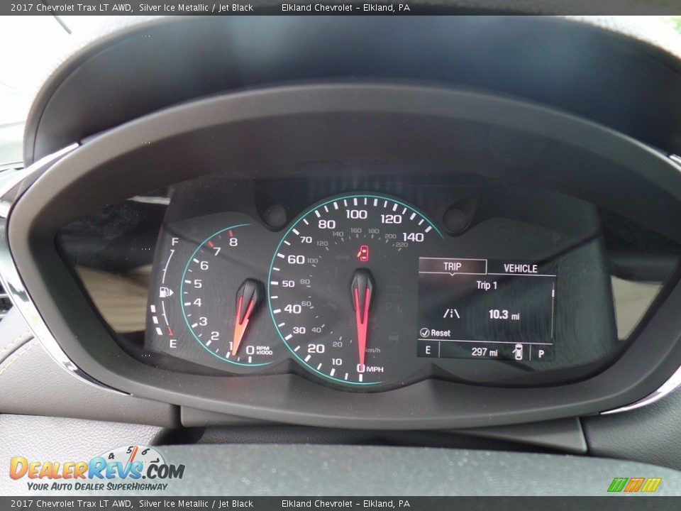 2017 Chevrolet Trax LT AWD Silver Ice Metallic / Jet Black Photo #22