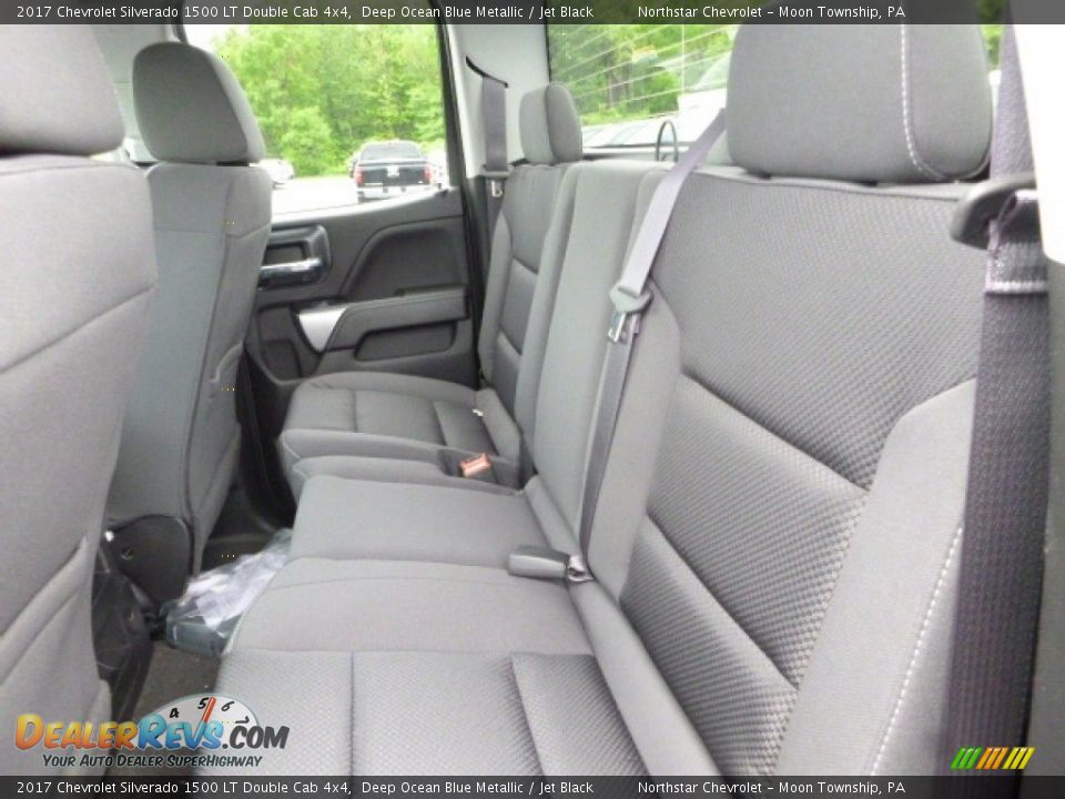 2017 Chevrolet Silverado 1500 LT Double Cab 4x4 Deep Ocean Blue Metallic / Jet Black Photo #12