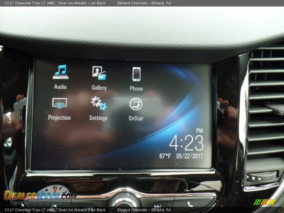 2017 Chevrolet Trax LT AWD Silver Ice Metallic / Jet Black Photo #24