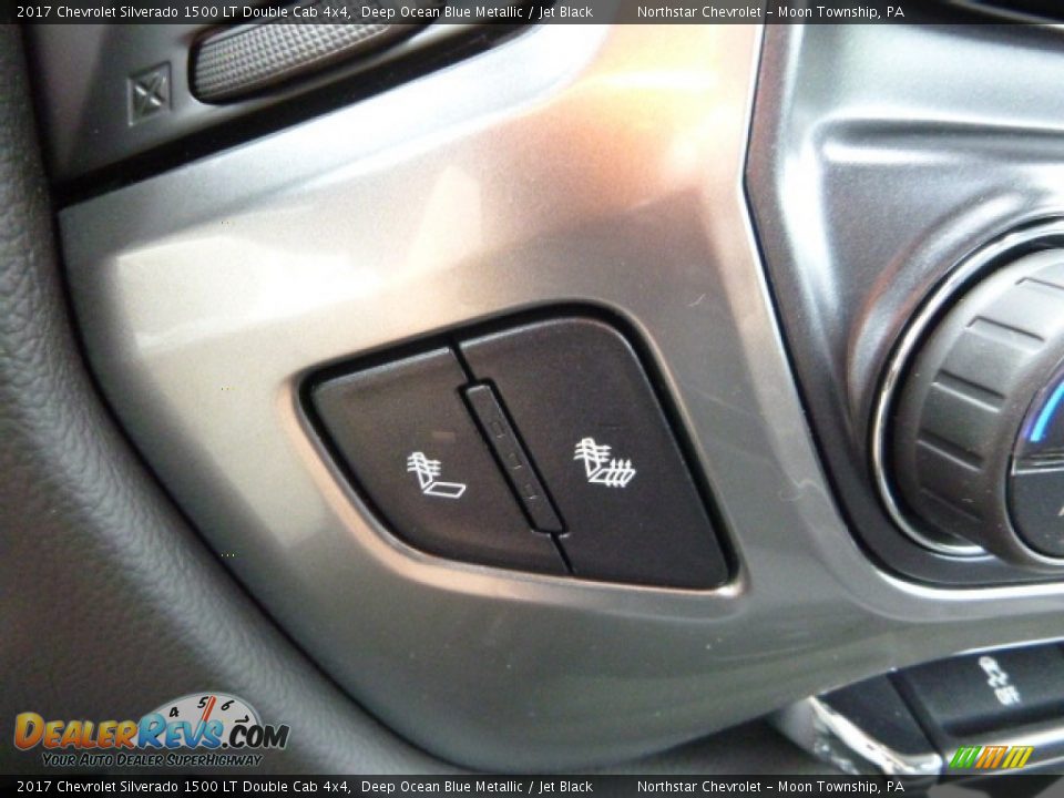 2017 Chevrolet Silverado 1500 LT Double Cab 4x4 Deep Ocean Blue Metallic / Jet Black Photo #18