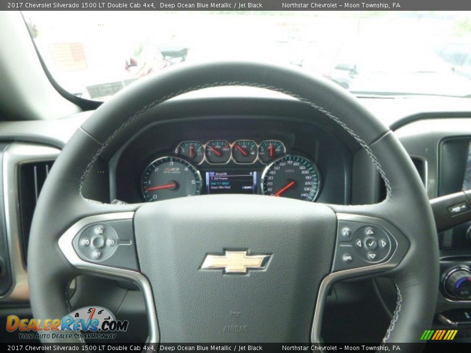 2017 Chevrolet Silverado 1500 LT Double Cab 4x4 Deep Ocean Blue Metallic / Jet Black Photo #20