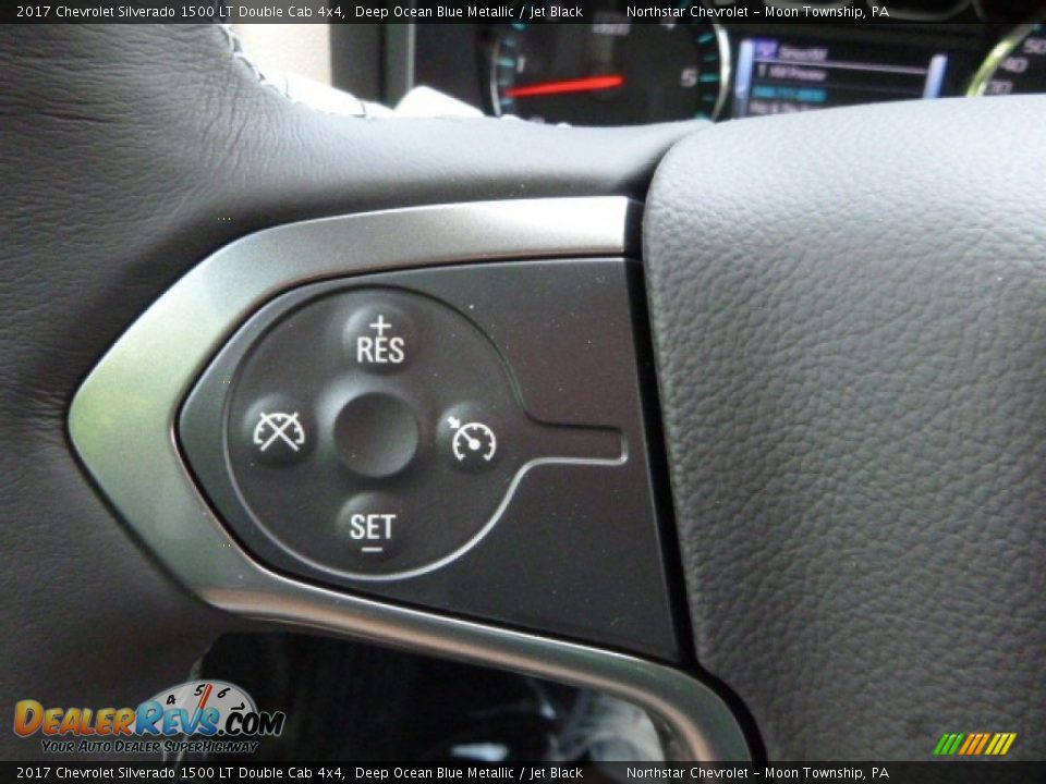 2017 Chevrolet Silverado 1500 LT Double Cab 4x4 Deep Ocean Blue Metallic / Jet Black Photo #20