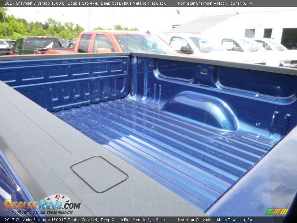 2017 Chevrolet Silverado 1500 LT Double Cab 4x4 Deep Ocean Blue Metallic / Jet Black Photo #14
