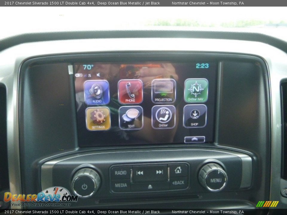 2017 Chevrolet Silverado 1500 LT Double Cab 4x4 Deep Ocean Blue Metallic / Jet Black Photo #19