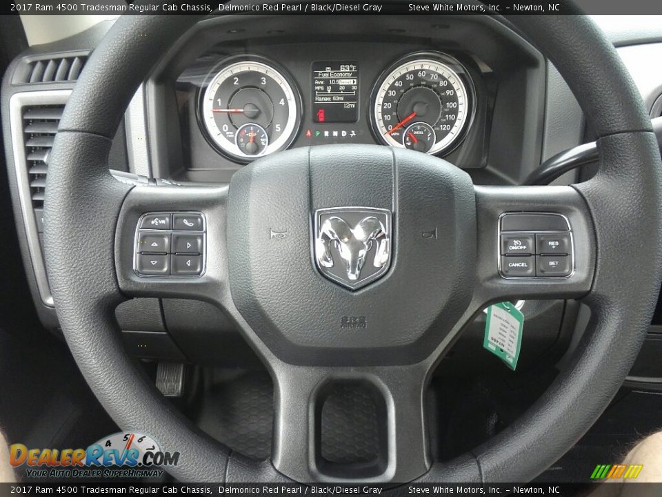 2017 Ram 4500 Tradesman Regular Cab Chassis Steering Wheel Photo #14
