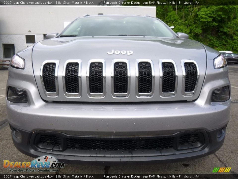 2017 Jeep Cherokee Latitude 4x4 Billet Silver Metallic / Black Photo #9