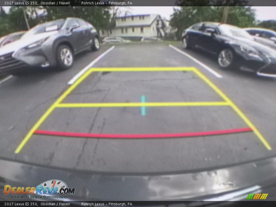 2017 Lexus ES 350 Obsidian / Flaxen Photo #13