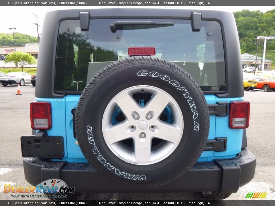 2017 Jeep Wrangler Sport 4x4 Chief Blue / Black Photo #4