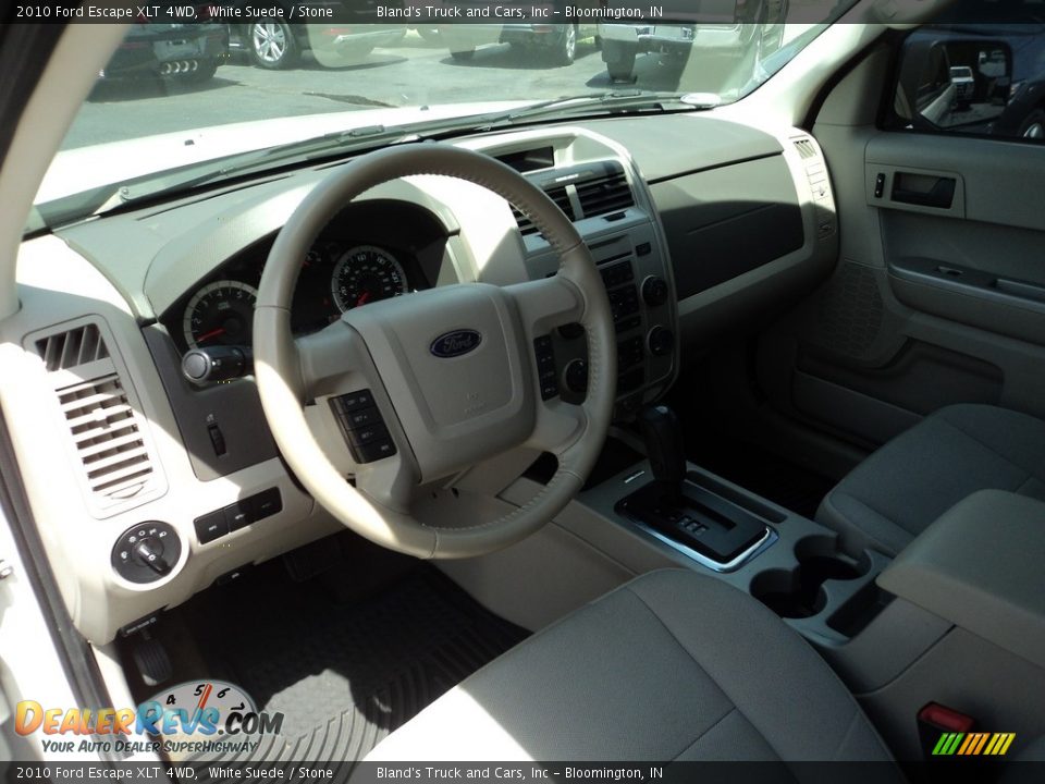 2010 Ford Escape XLT 4WD White Suede / Stone Photo #6
