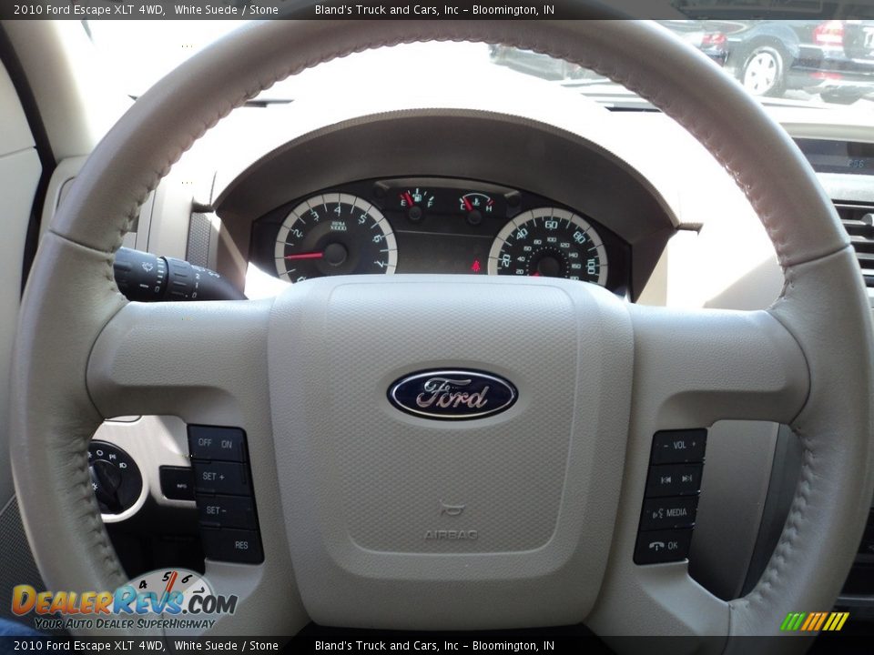 2010 Ford Escape XLT 4WD White Suede / Stone Photo #15