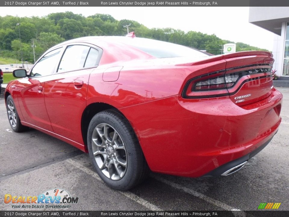 2017 Dodge Charger SXT AWD TorRed / Black Photo #2