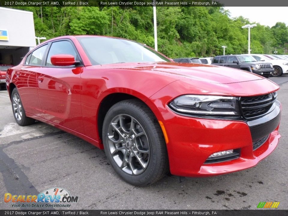 2017 Dodge Charger SXT AWD TorRed / Black Photo #7