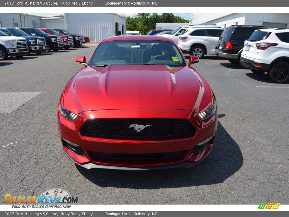 2017 Ford Mustang V6 Coupe Ruby Red / Ebony Photo #4