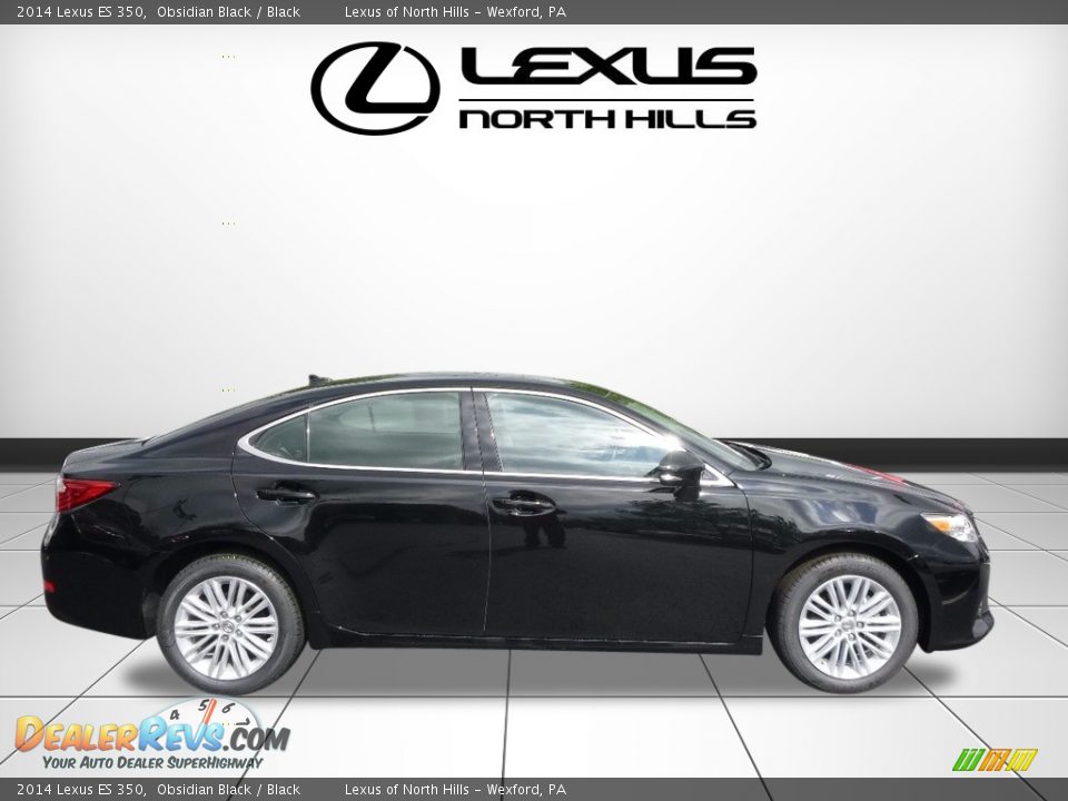 2014 Lexus ES 350 Obsidian Black / Black Photo #2