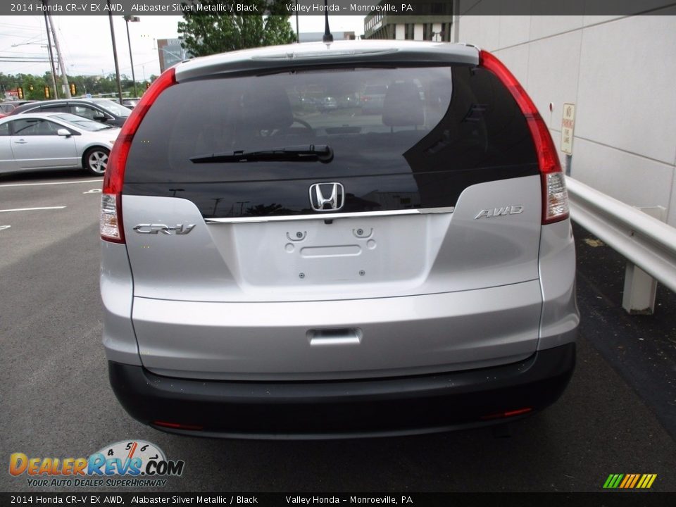 2014 Honda CR-V EX AWD Alabaster Silver Metallic / Black Photo #5
