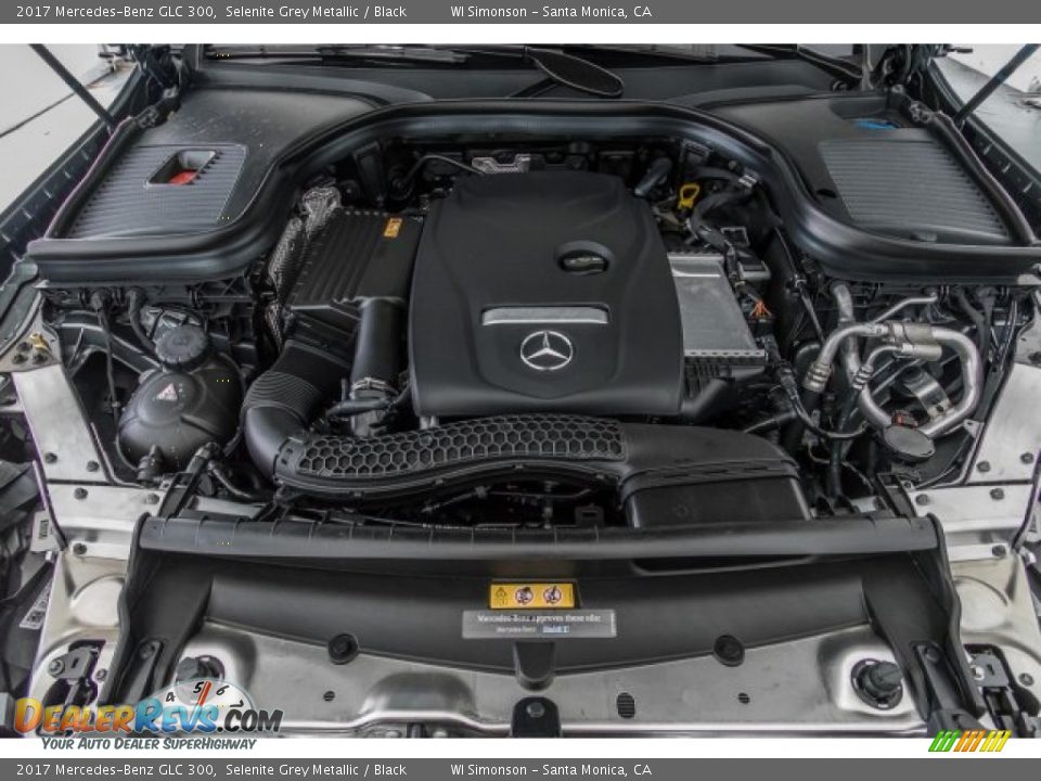 2017 Mercedes-Benz GLC 300 Selenite Grey Metallic / Black Photo #8