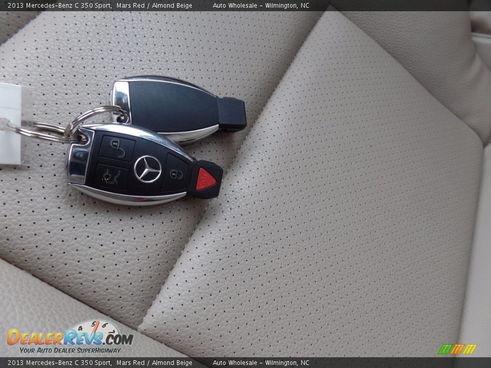 2013 Mercedes-Benz C 350 Sport Mars Red / Almond Beige Photo #20