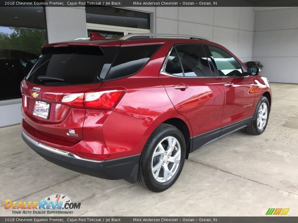2018 Chevrolet Equinox Premier Cajun Red Tintcoat / Jet Black Photo #10
