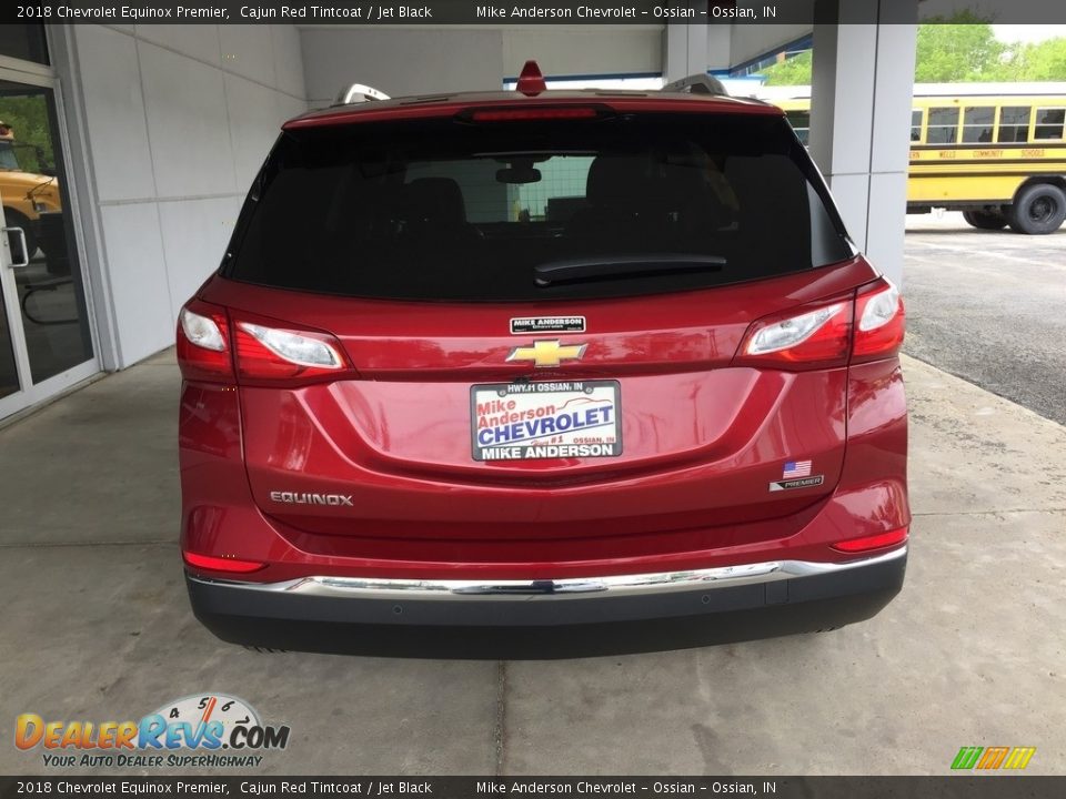 2018 Chevrolet Equinox Premier Cajun Red Tintcoat / Jet Black Photo #14