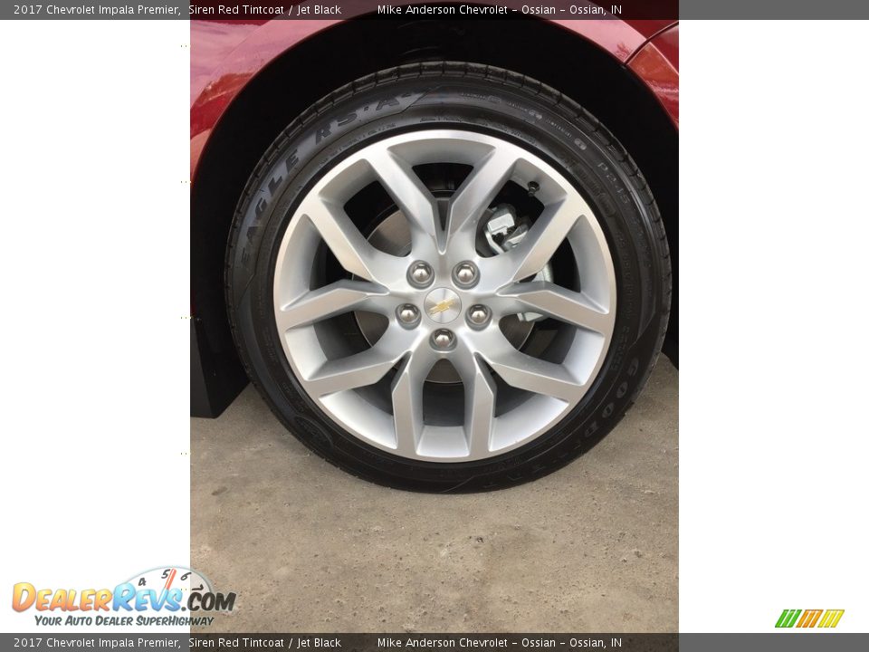 2017 Chevrolet Impala Premier Siren Red Tintcoat / Jet Black Photo #2