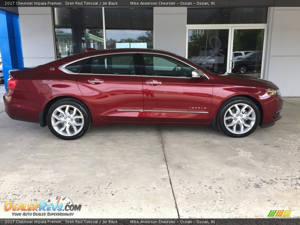 2017 Chevrolet Impala Premier Siren Red Tintcoat / Jet Black Photo #3