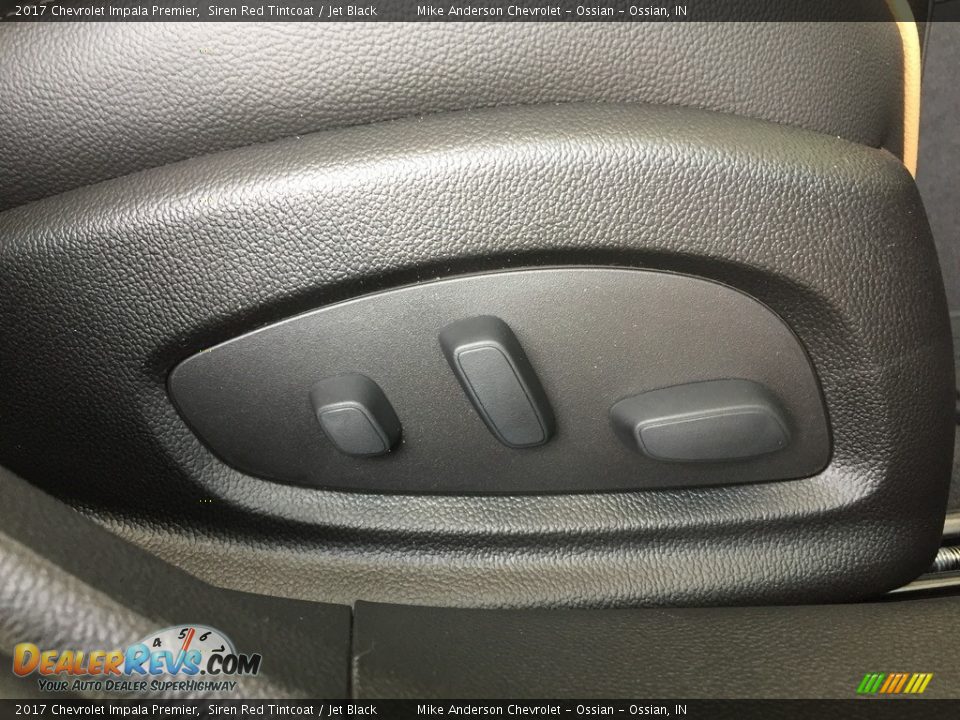 2017 Chevrolet Impala Premier Siren Red Tintcoat / Jet Black Photo #7