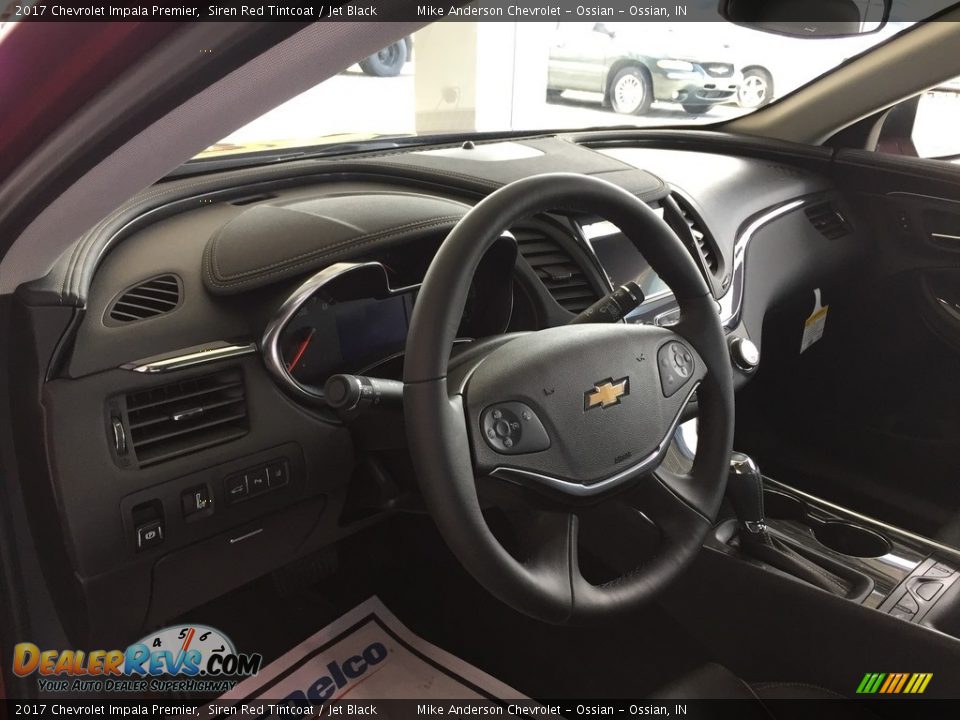 2017 Chevrolet Impala Premier Siren Red Tintcoat / Jet Black Photo #15