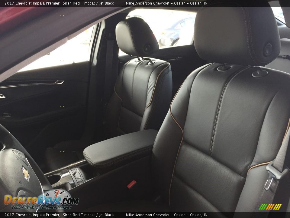 2017 Chevrolet Impala Premier Siren Red Tintcoat / Jet Black Photo #16