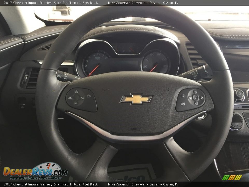 2017 Chevrolet Impala Premier Siren Red Tintcoat / Jet Black Photo #17