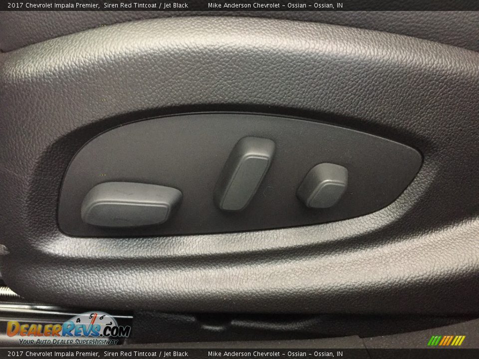 2017 Chevrolet Impala Premier Siren Red Tintcoat / Jet Black Photo #19
