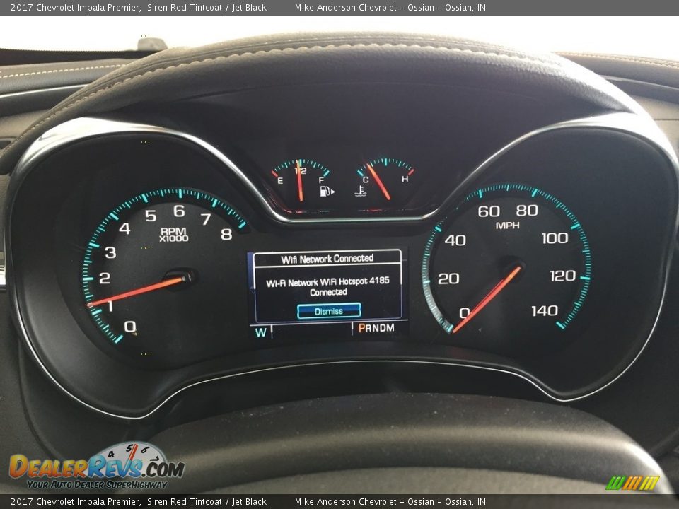 2017 Chevrolet Impala Premier Siren Red Tintcoat / Jet Black Photo #20