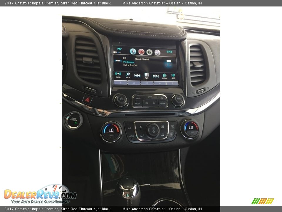 2017 Chevrolet Impala Premier Siren Red Tintcoat / Jet Black Photo #21