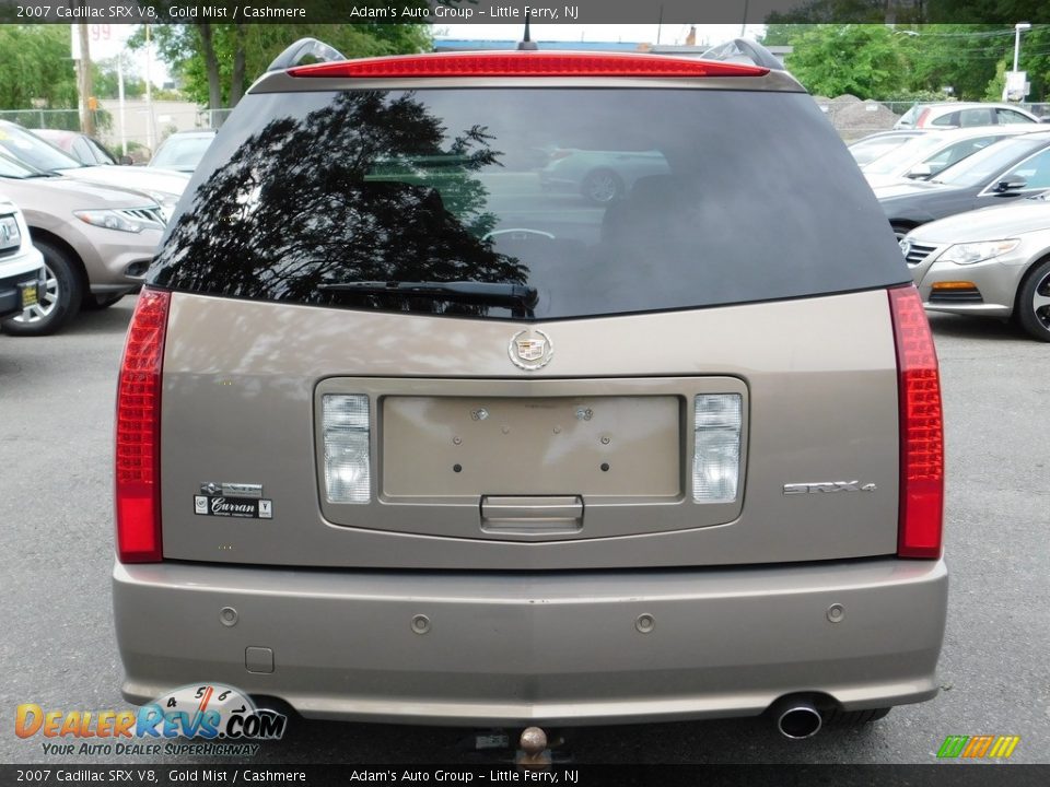 2007 Cadillac SRX V8 Gold Mist / Cashmere Photo #6
