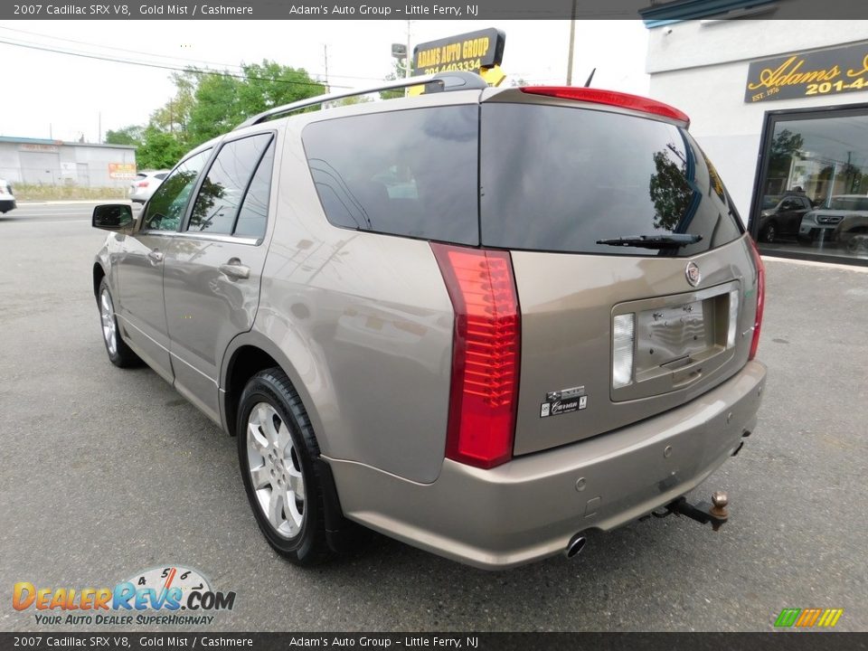 2007 Cadillac SRX V8 Gold Mist / Cashmere Photo #7