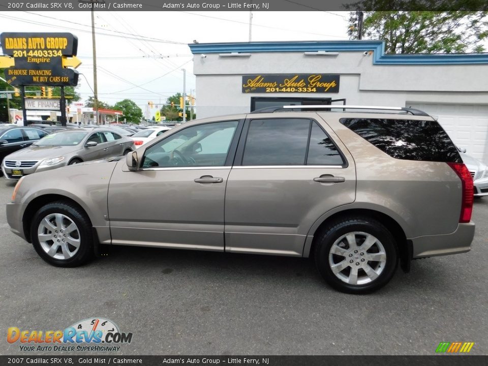 2007 Cadillac SRX V8 Gold Mist / Cashmere Photo #8