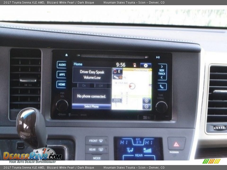 2017 Toyota Sienna XLE AWD Blizzard White Pearl / Dark Bisque Photo #6