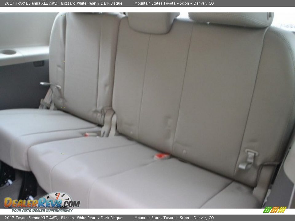 2017 Toyota Sienna XLE AWD Blizzard White Pearl / Dark Bisque Photo #8
