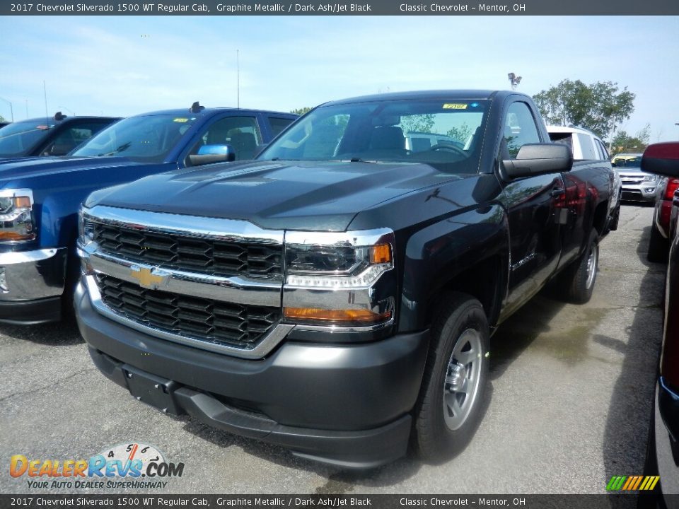 2017 Chevrolet Silverado 1500 WT Regular Cab Graphite Metallic / Dark Ash/Jet Black Photo #1