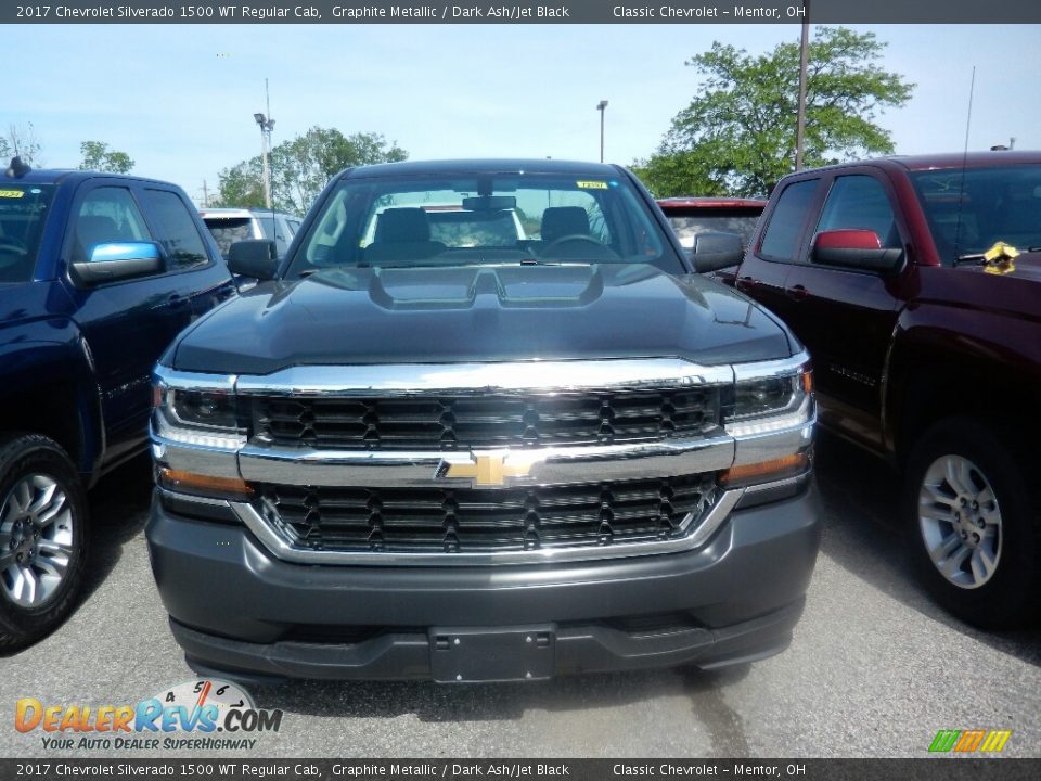 2017 Chevrolet Silverado 1500 WT Regular Cab Graphite Metallic / Dark Ash/Jet Black Photo #2