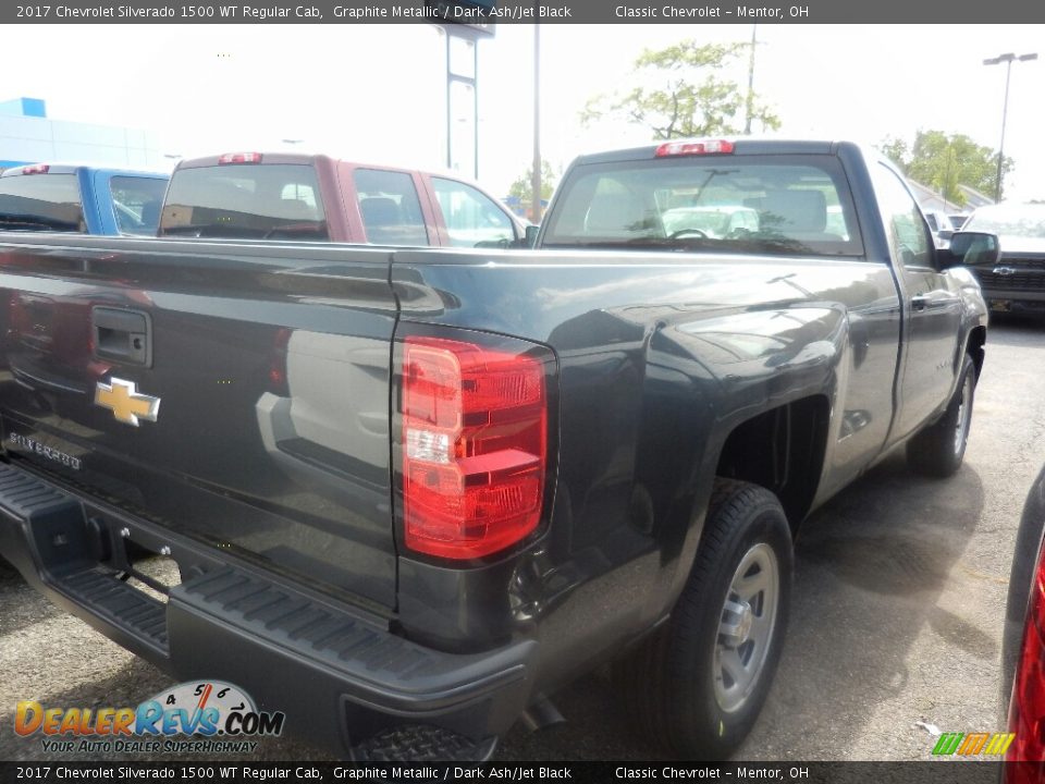 2017 Chevrolet Silverado 1500 WT Regular Cab Graphite Metallic / Dark Ash/Jet Black Photo #5